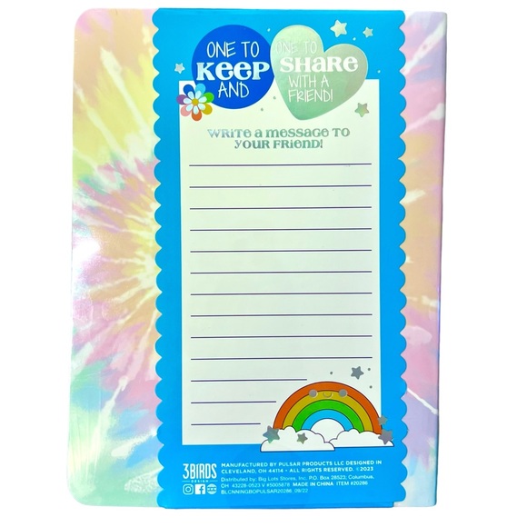Best Friends BFF Rainbow Pen, Necklace, & Journal 6 Piece Gift Set - Picture 4 of 8